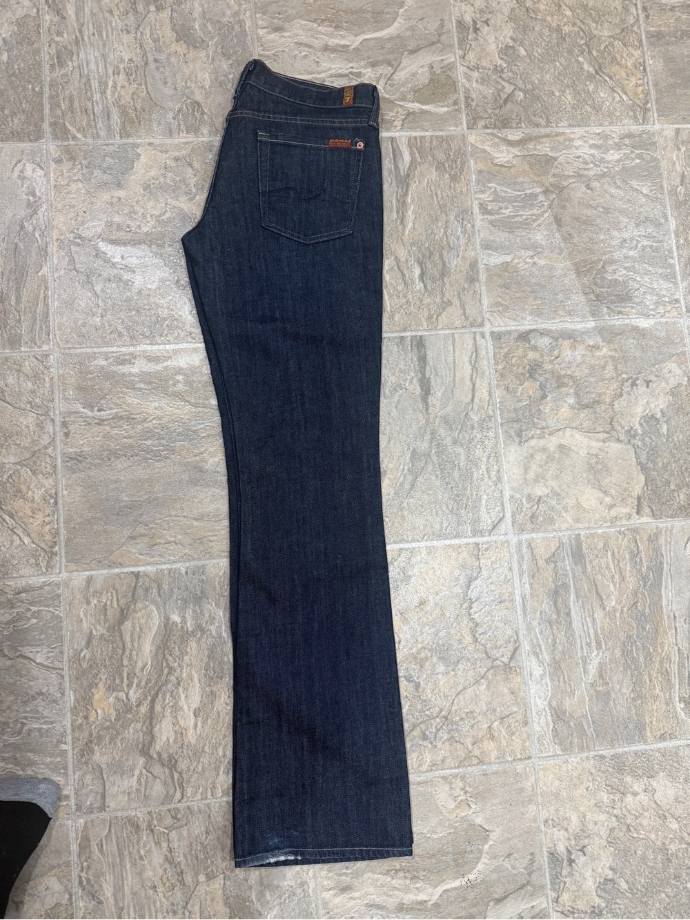 7 For All Mankind Dark Indigo Bootcut Jeans